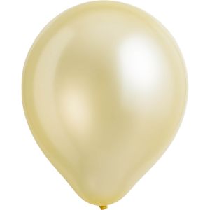 11" Pearl Light Yellow (50pcs) Everts Balloons
