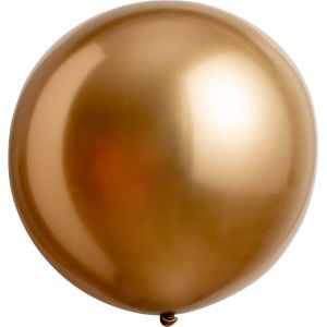 24" Satin Luxe Gold Sateen (4pcs) Everts Balloons
