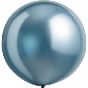 24" Satin Luxe Pastel Blue (4pcs) Everts Balloons