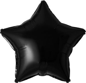 68" Black Star Balloon