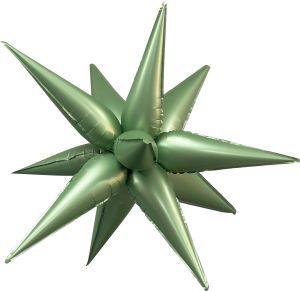 Magic Starburst 26" Olive Green Balloon