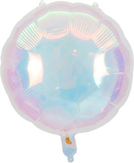18" Iridescent Clear Circle Balloon (air only)