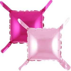 22" Square 2-sided Pink and Fuchsia Balloon