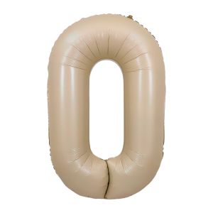 34" Caramel Number 0 Airise Balloon