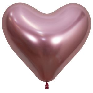 14" Reflex Pink Heart (50pcs) Sempertex Balloons