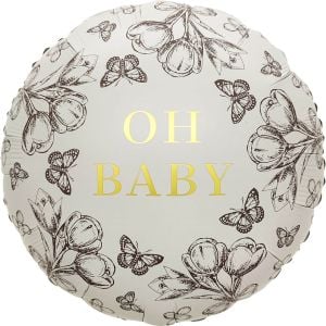 18" Baby Antique Butterflies Balloon