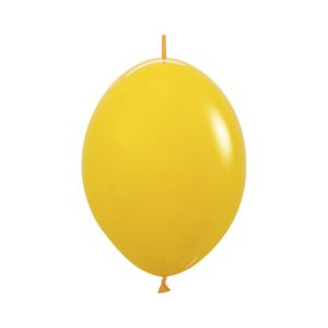 06" Fashion Honey Yellow Link-O-Loons (50pcs) Sempertex Balloons