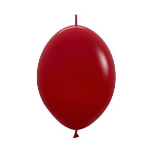 06" Fashion Imperial Red Link-O-Loons (50pcs) Sempertex Balloons