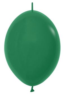 06" Fashion Forest Green Link-O-Loons (50pcs) Sempertex Balloons