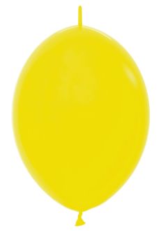 12" Fashion Yellow Link-O-Loons (25pcs) Sempertex Balloons