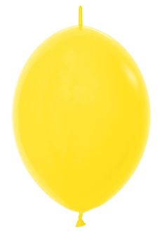 06" Fashion Yellow Link-O-Loons (50pcs) Sempertex Balloons