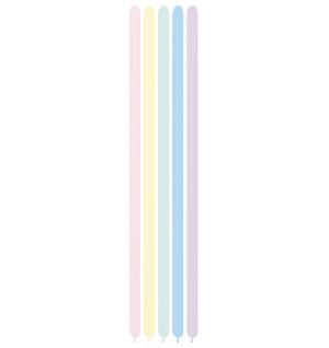 260 Pastel Matte Assortment (50pcs) Sempertex Balloons