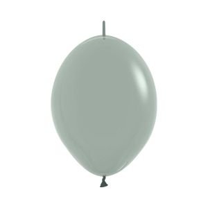 06" Pastel Dusk Laurel Green Link-O-Loons (50pcs) Sempertex Balloons