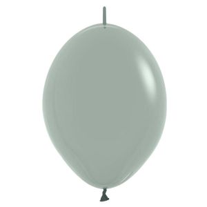 12" Pastel Dusk Laurel Green Link-O-Loons (25pcs) Sempertex Balloons