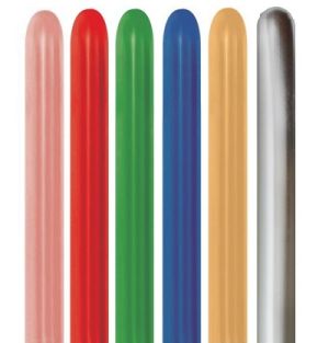 260 Metallic Assortment (50pcs) Sempertex Balloons