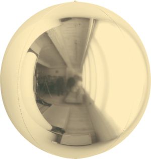 Orbs 07" White Gold Balloon