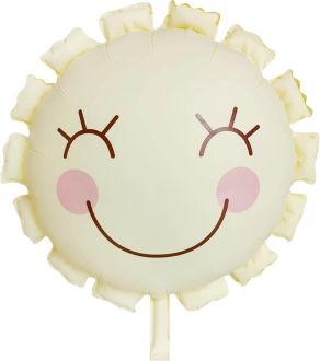 22" Matte Cream Sun Flower Balloon