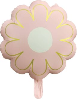 20" Matte Pink Flower Balloon