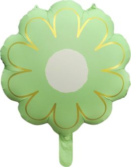 20" Matte Green Flower Balloon