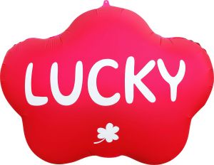 18" Red Cloud Lucky Balloon