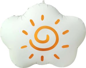 18" Cloud Spiral Sun Balloon