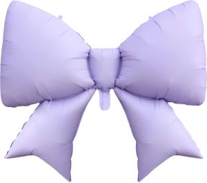 38" Matte Lilac Bow Balloon