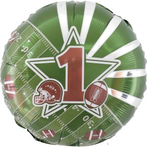 18" Number 1 Football Touchdown Balloon