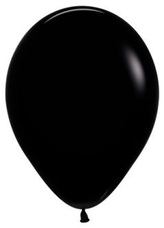 05" Fashion Black (50pcs) Sempertex Balloons