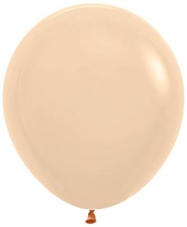 18" Pastel Matte Malibu Peach (25pcs) Sempertex Balloons