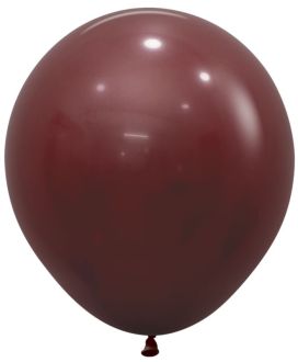 18" Fashion Merlot (25pcs) Sempertex Balloons