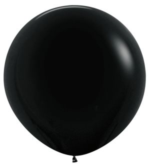 36" Fashion Black (2pcs) Sempertex Balloons