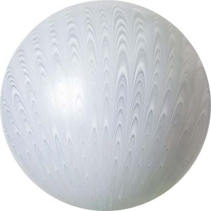 18" Agate Peacock Silver (10pcs) Latex Balloons