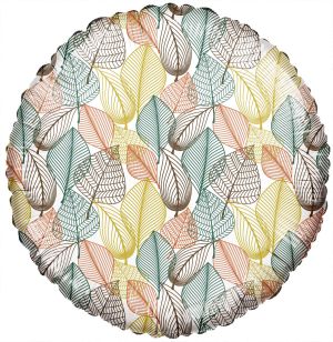 18" Boo-La-La Fall Leaves Balloon