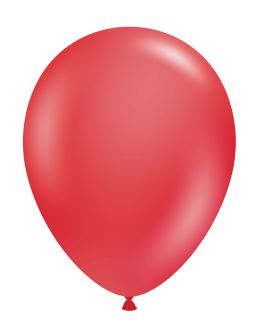17" Crystal Red (50pcs) TufTex Balloons