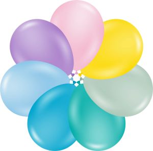 11" Pastel Assortment (100pcs) TufTex Balloons