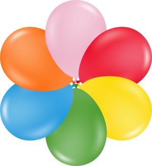05" Standard Assortment (50pcs) TufTex Balloons