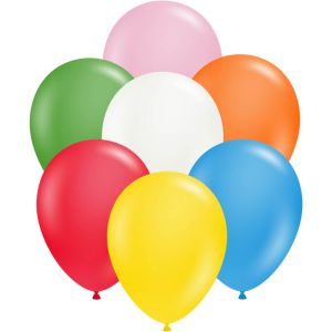 17" Standard Assortment with White (50pcs) TufTex Balloons