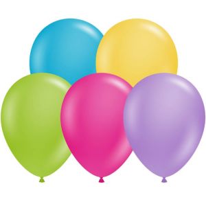 11" Tropical Assortment (100pcs) TufTex Balloons
