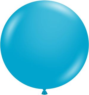 24" Turquoise (3pcs) TufTex Balloons