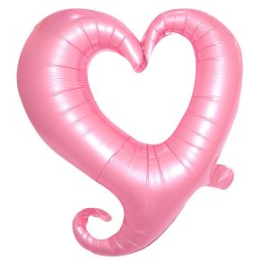 16" Classy Heart Pink Balloon