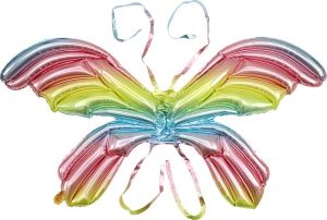 47" Angel Wings Rainbow Balloon