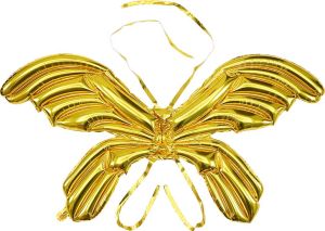 47" Angel Wings Gold Balloon