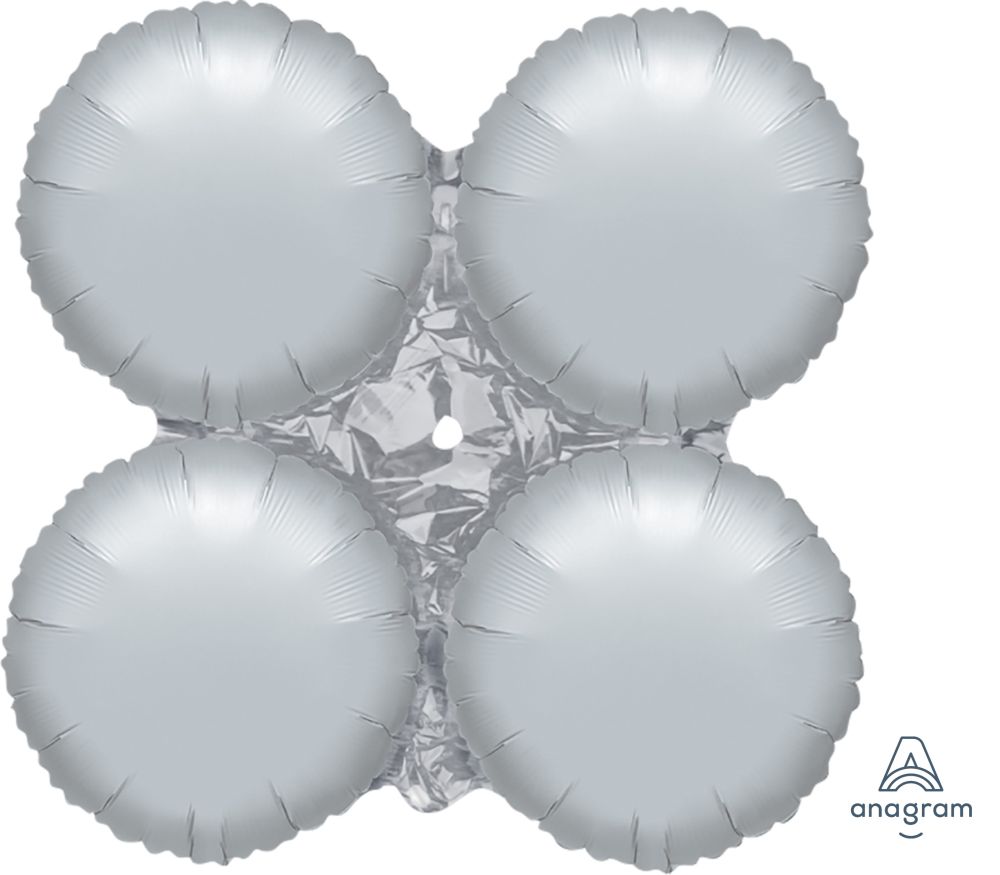 30" MagicArch Metallic Silver Balloon
