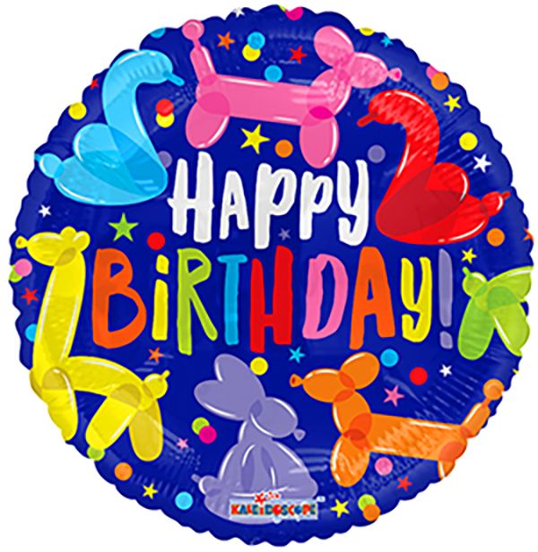 18" Birthday Animal Balloons
