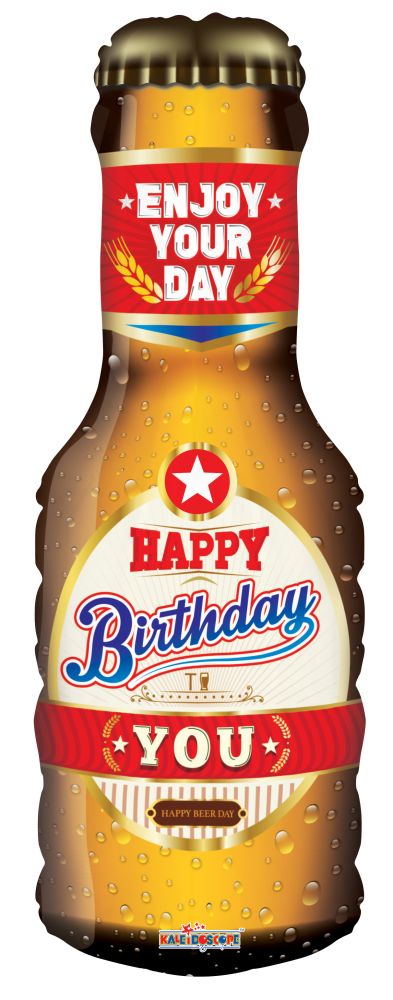 14" Happy Beer Day Shape Balloon