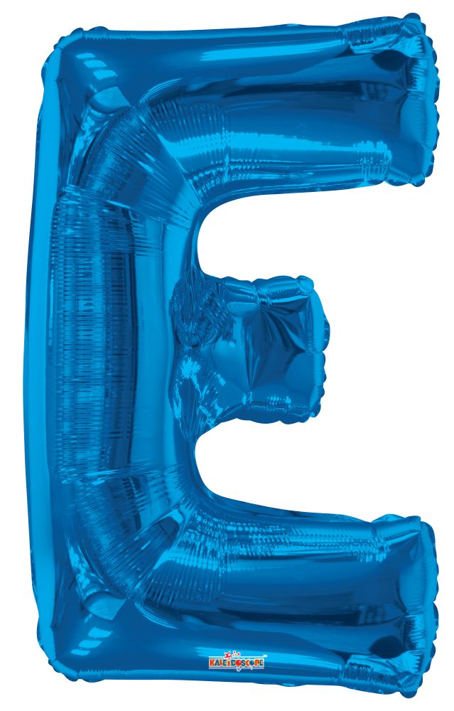 34" Royal Blue Letter E Balloon