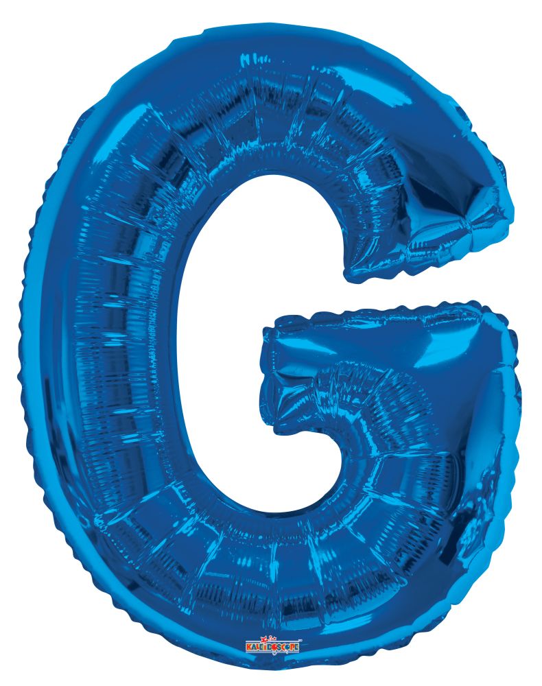 34" Royal Blue Letter G Balloon