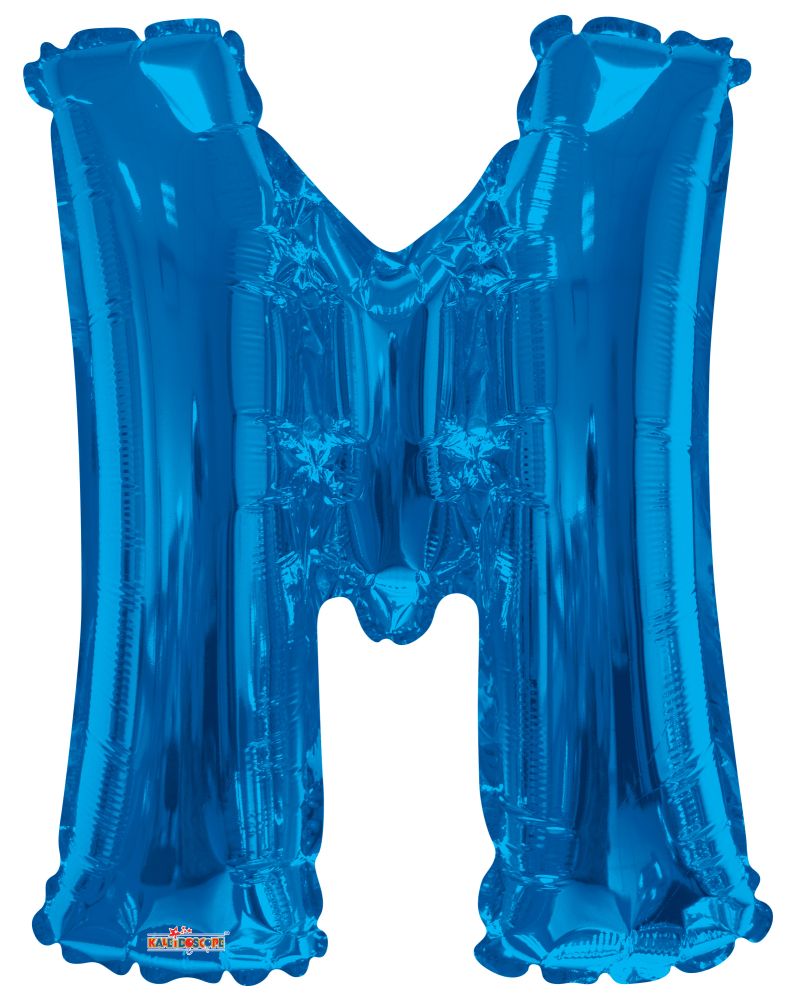 34" Royal Blue Letter M Balloon