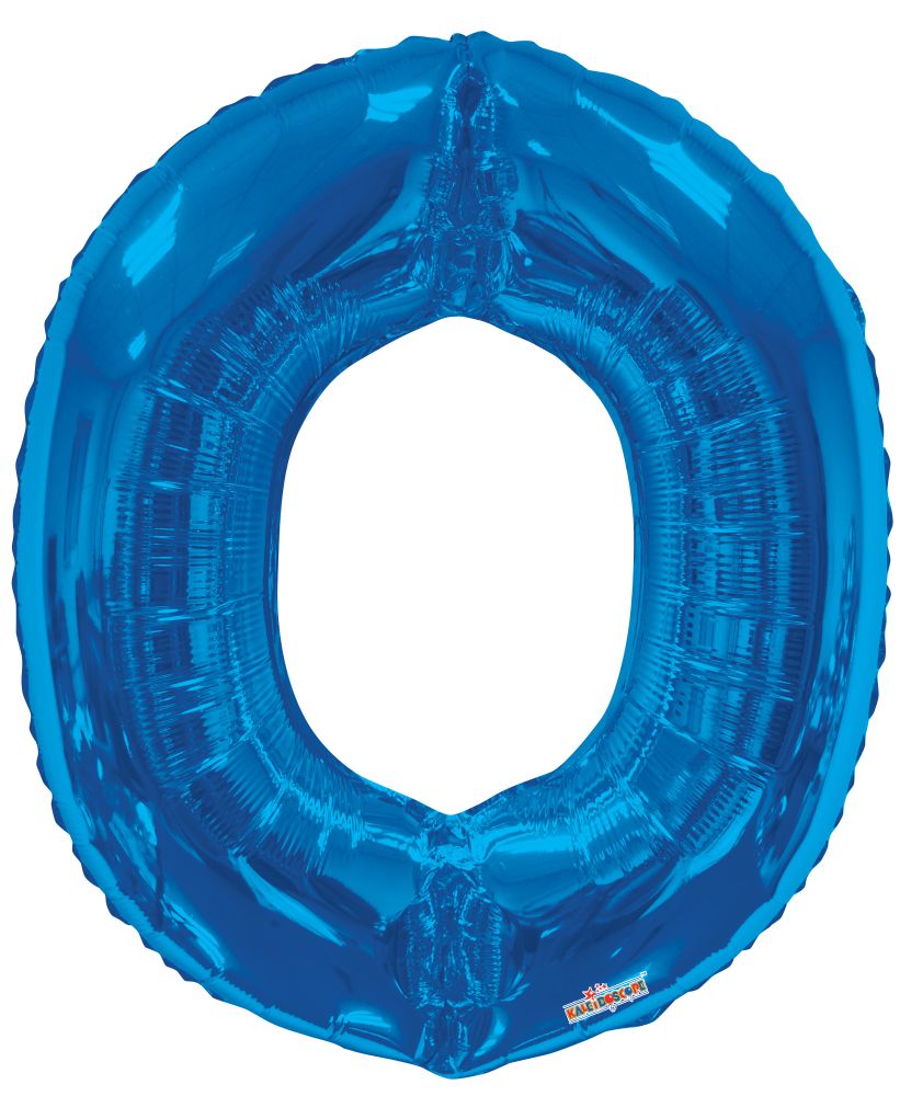 34" Royal Blue Letter O Balloon
