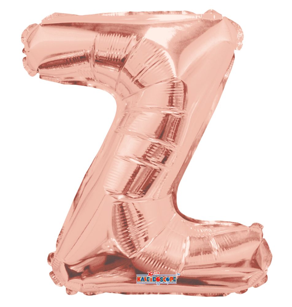 14" Rose Gold Letter Z Balloon